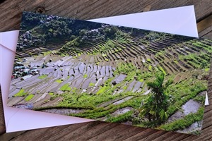 Faltkarte Reisterrassen Philippinen