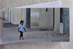 Faltkarte Mädchen, Oman