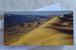 Faltkarte Wahiba Sands, Oman